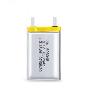 ਲਿਪੋ ਰੀਚਾਰਜਬਲ ਬੈਟਰੀ 603048 3.7V 850mAh / 3.7V 1700mAH / 7.4V 850mAH